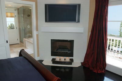 Private bedroom at Cliffside Malibu’s rehabilitation center