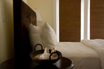 A private bedroom at Cliffside Malibu Drug Rehab residental home